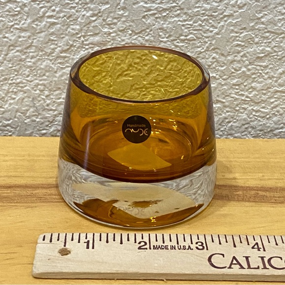 NUDE Joy Amber Small Votive Candle Holder - Picture 6 of 12